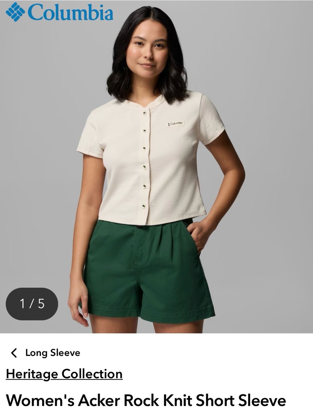 Columbia Acker Rock Knit Short Sleeve
